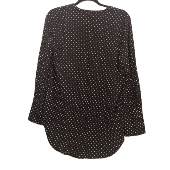 NWT Old Navy Women's long sleeve polka-dot tunic top Size Medium - Picture 2 of 5